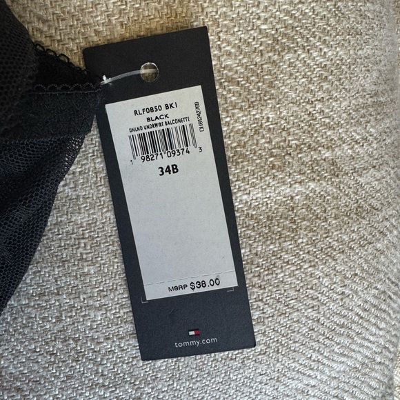 Tommy Hilfiger Black Mesh Bra - Picture 4 of 5